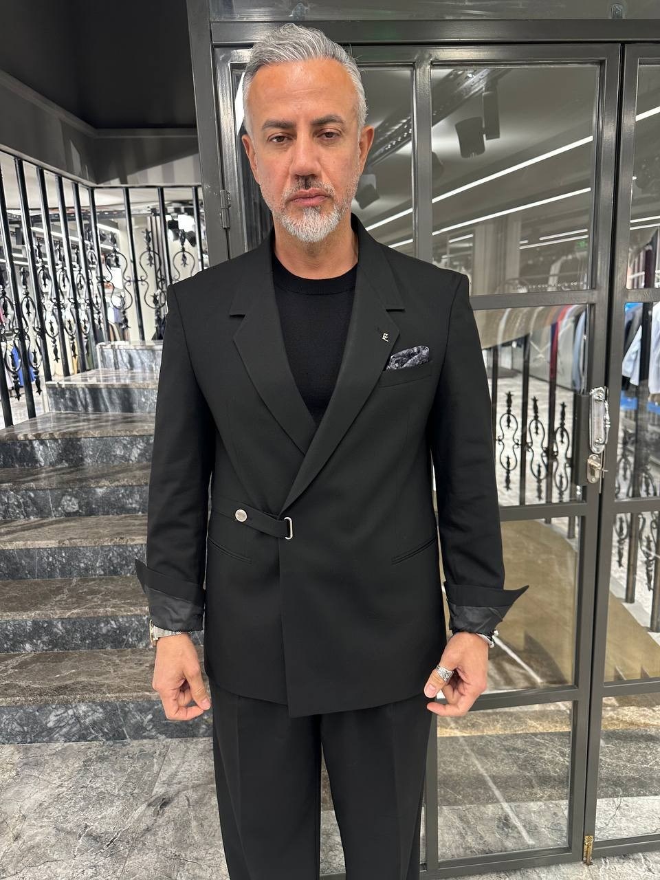  OVERSIZE KEMERLİ ÇITÇITLI TAKIM ELBİSE FV