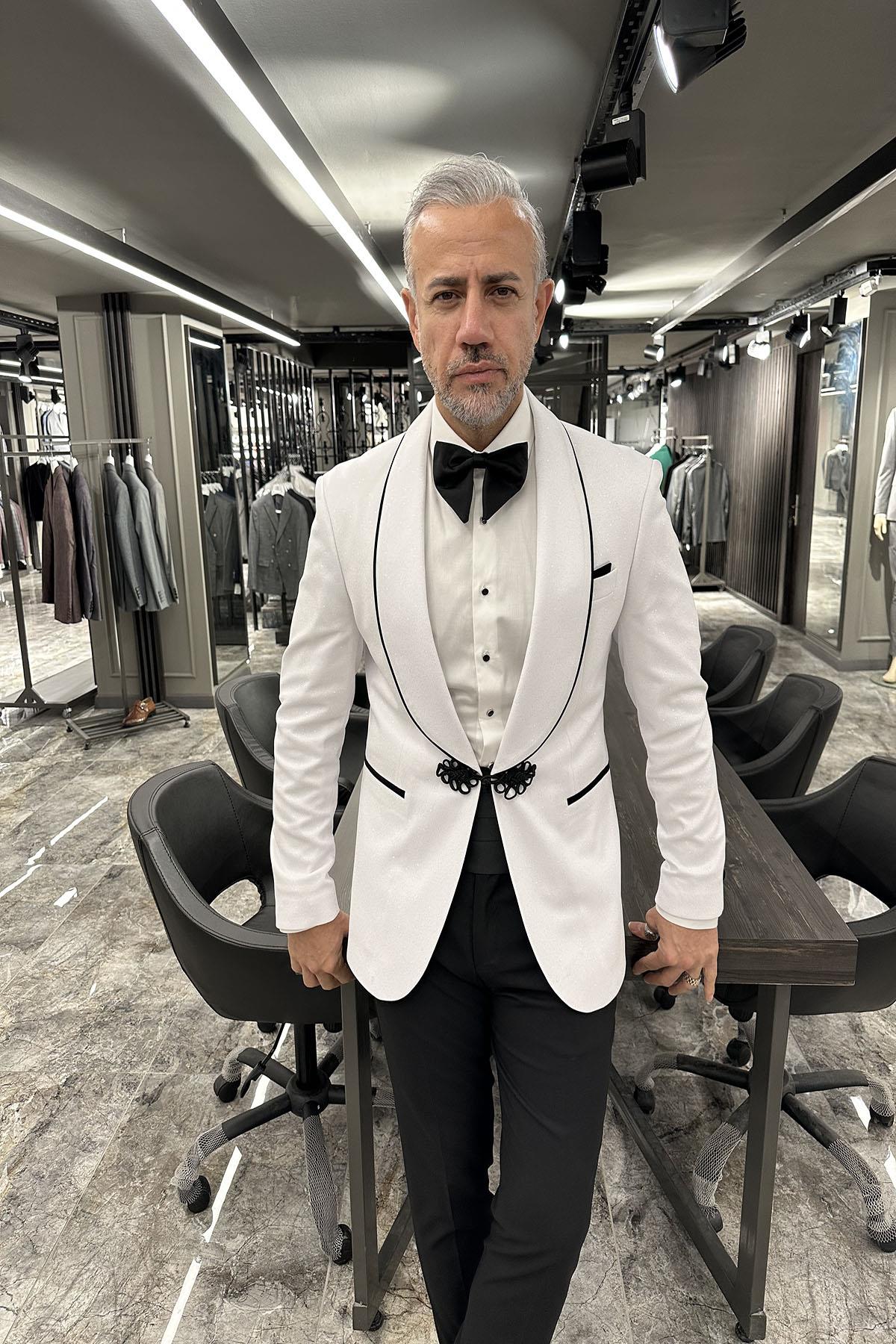 5830 ŞAL YAKA TAKIM ELBİSE FV