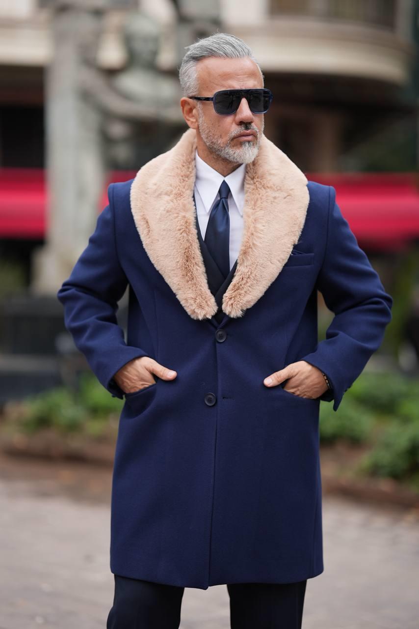 THREE BUTTON FUR COAT