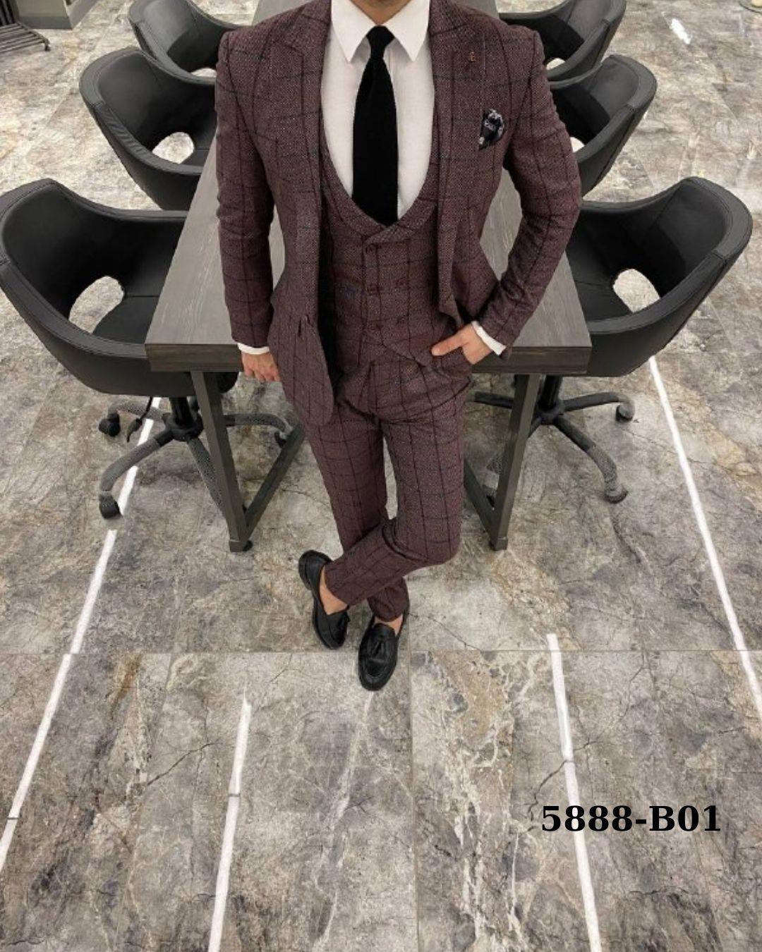 5888 YELEKLİ TAKIM ELBİSE FV