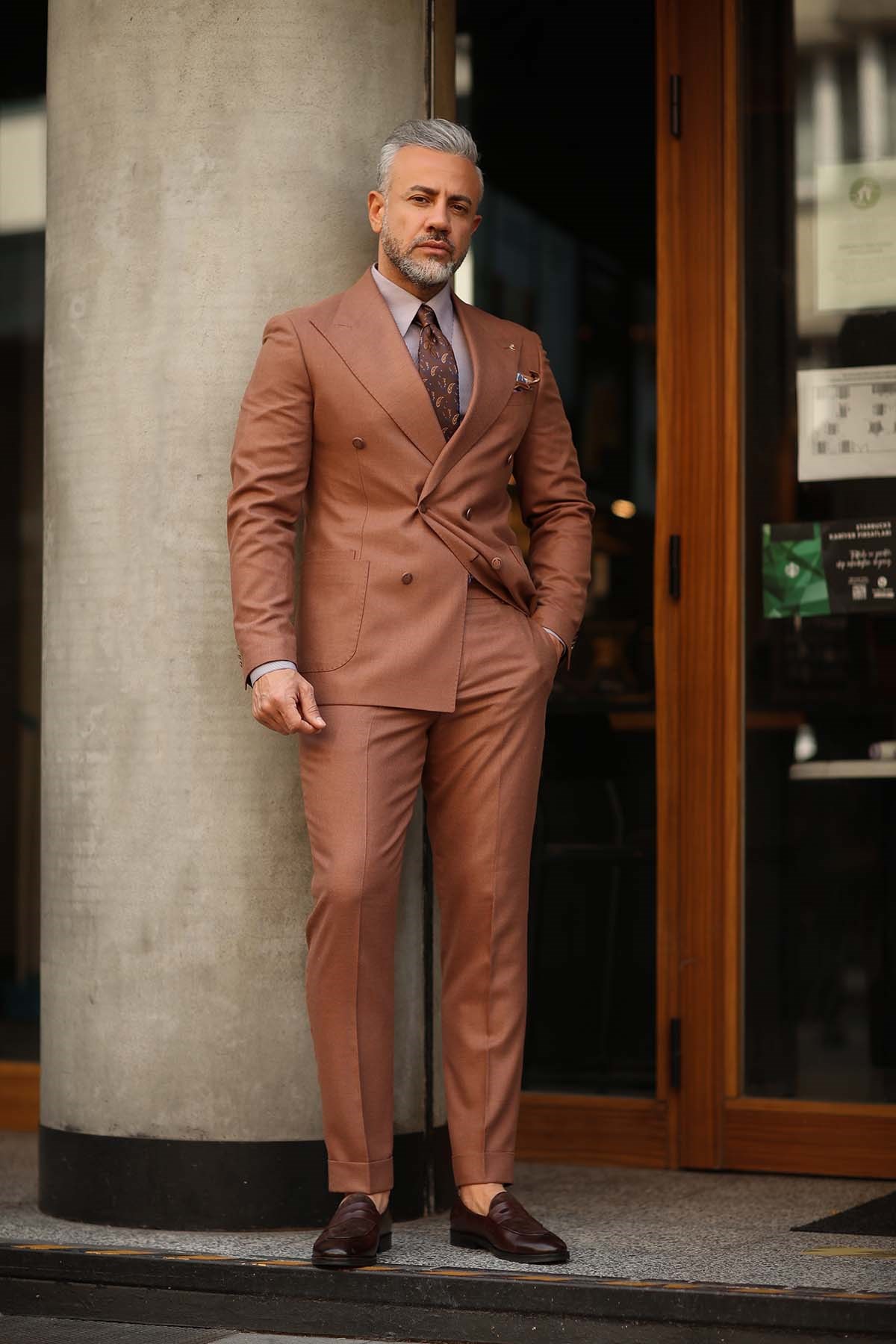 DOUBLE BREASTED SUIT - SLIM FIT
