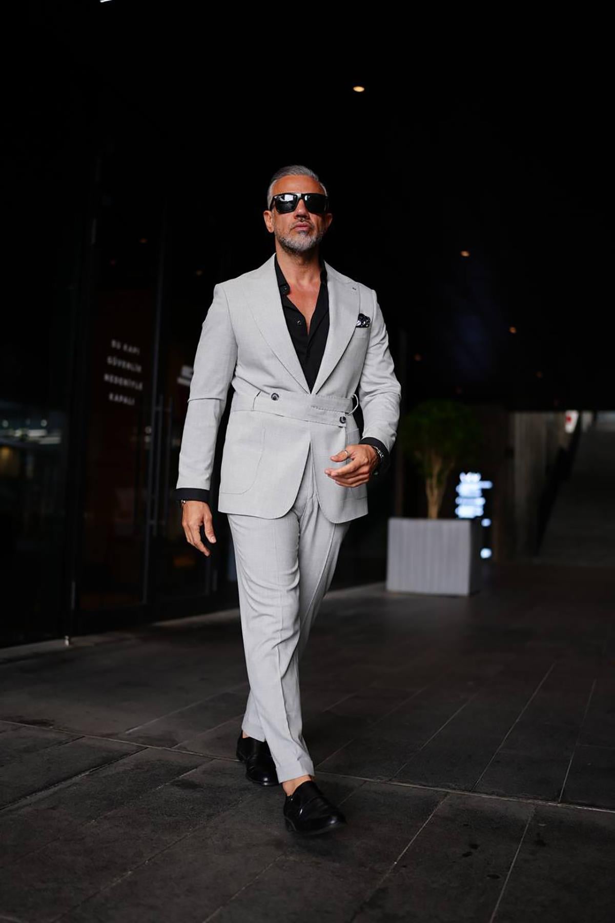 5743 ÇİFT PARÇA KEMERLİTORBA CEPLİ TAKIM ELBİSE FV