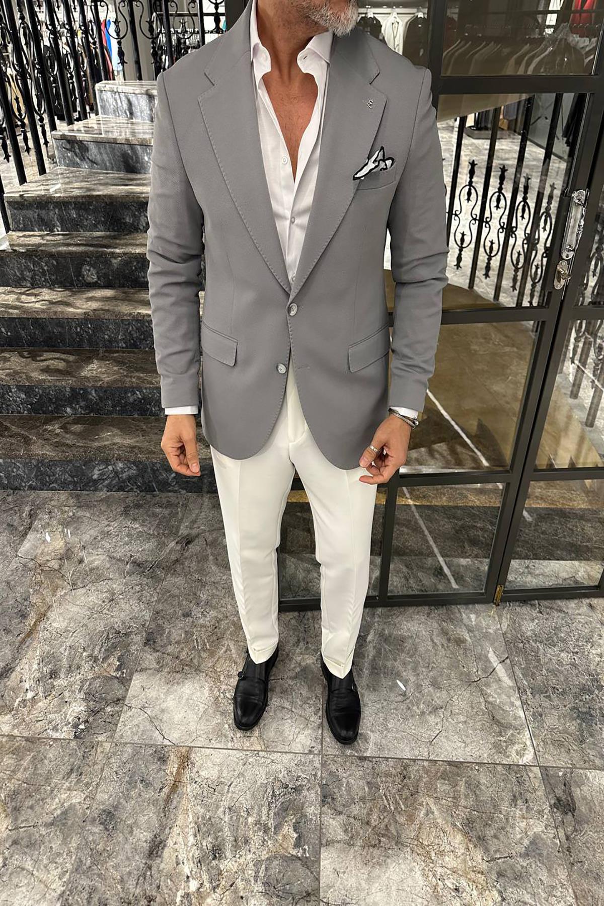 WIDE COLLAR JACKET