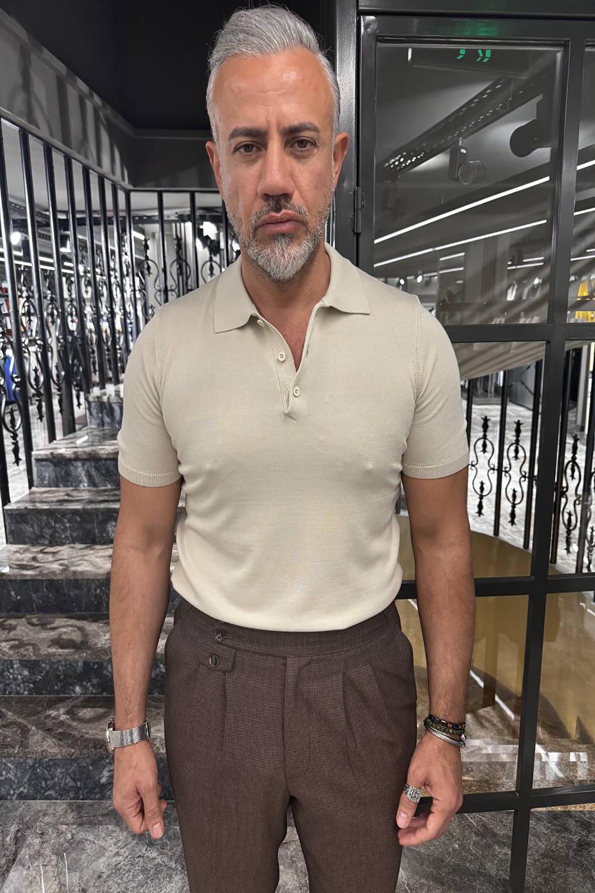 KNITTED POLO SHIRT