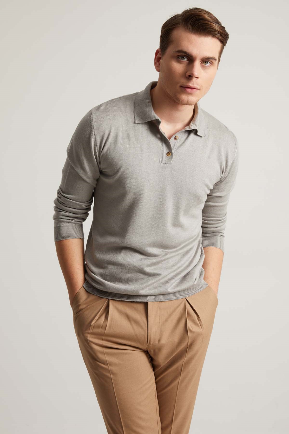 TURTLENECK COLLAR KNITWEAR - SLIM FIT