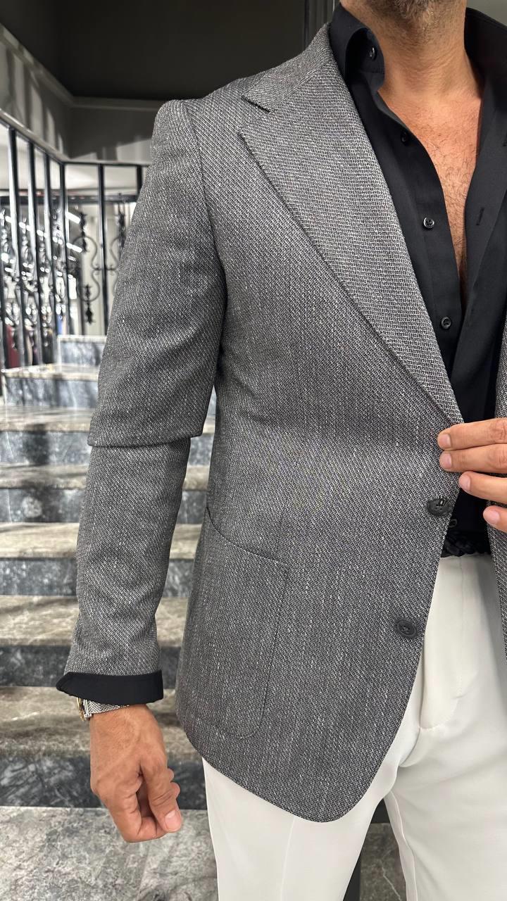 4833 TORBA CEP MONO YAKA DİAGONAL PREMİUM CEKET GV