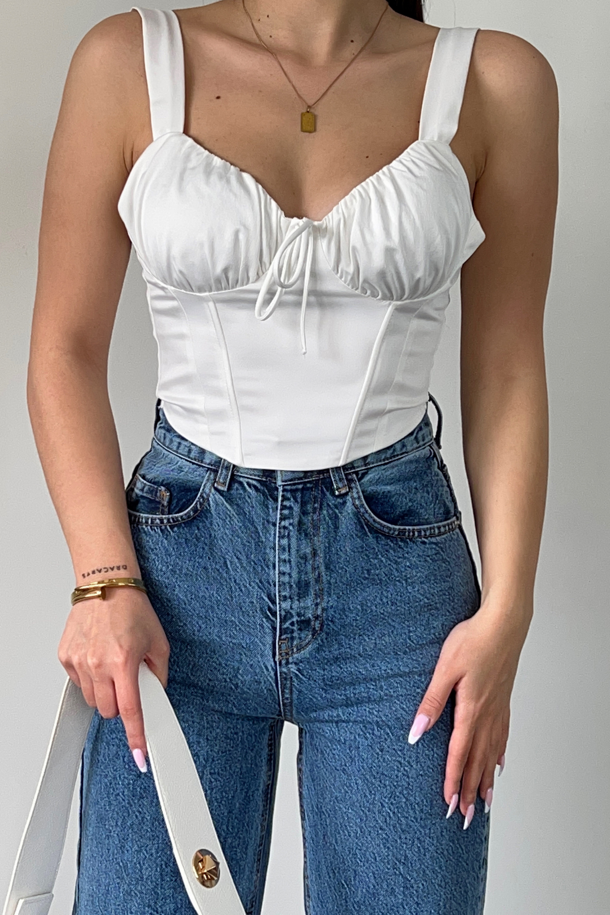 DARK BLUE WİDE LEG JEAN