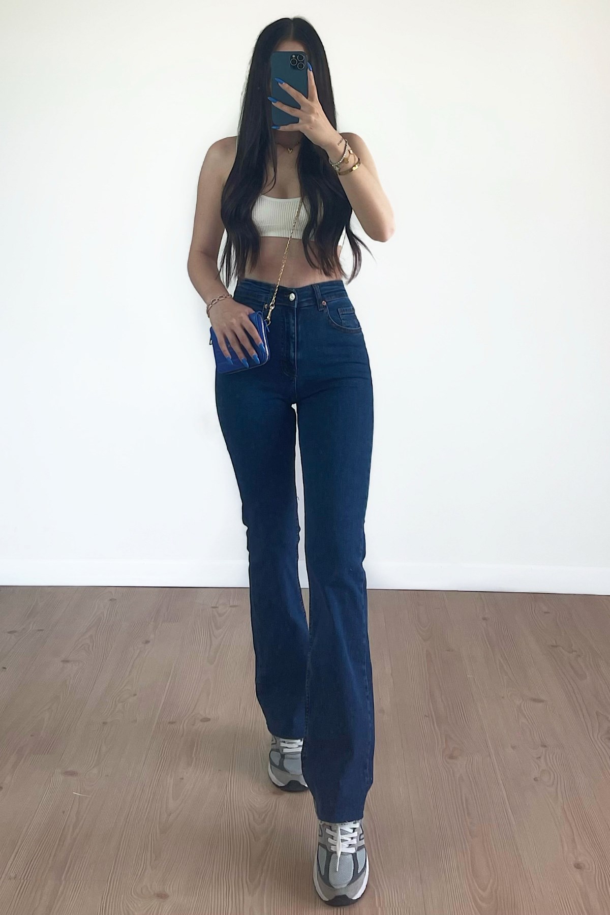 KOYU MAVİ RENK  LİKRALI JEAN