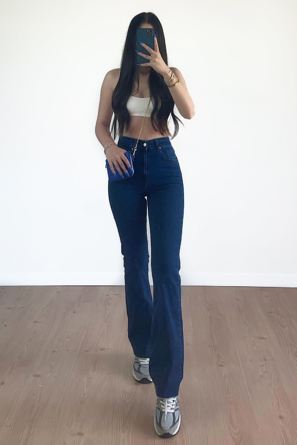 KOYU MAVİ RENK  LİKRALI JEAN