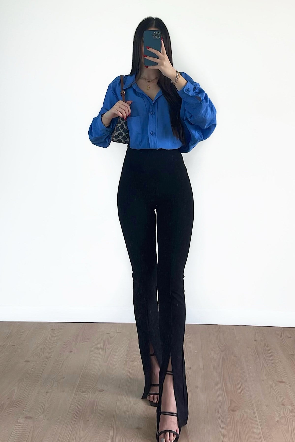 MAVİ TENSEL GÖMLEK