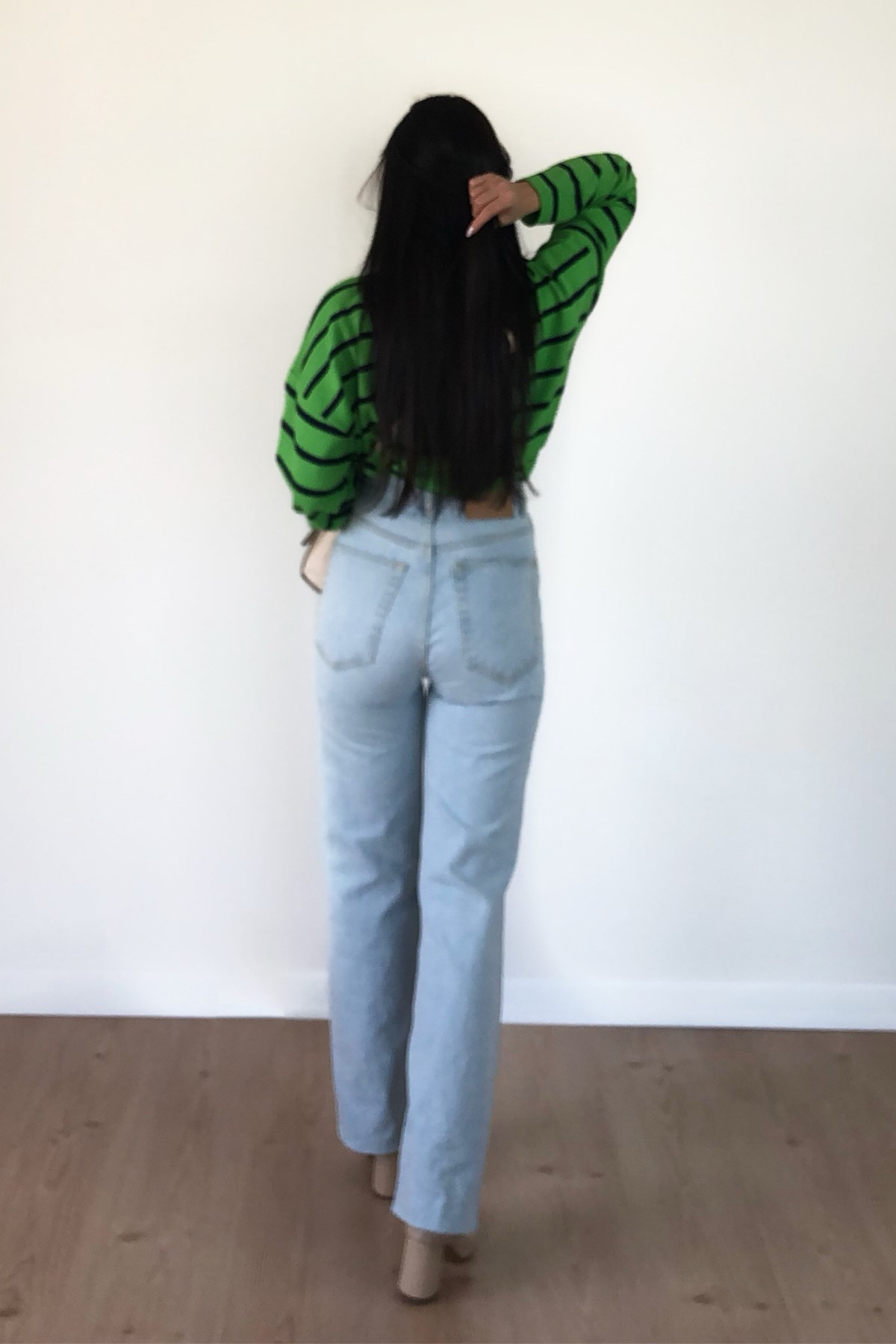  BUZ MAVİ WİDE LEG JEAN