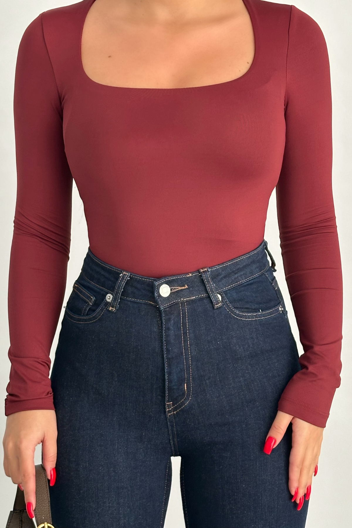 PREMİUM DARK BLUE FLARE YÜKSEK BEL JEAN