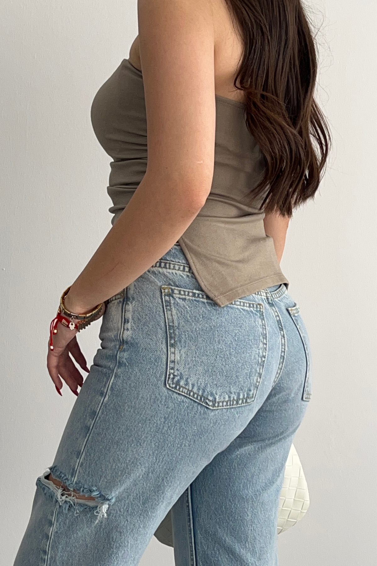 PREMİUM DÜŞÜK BEL BAGGY JEAN