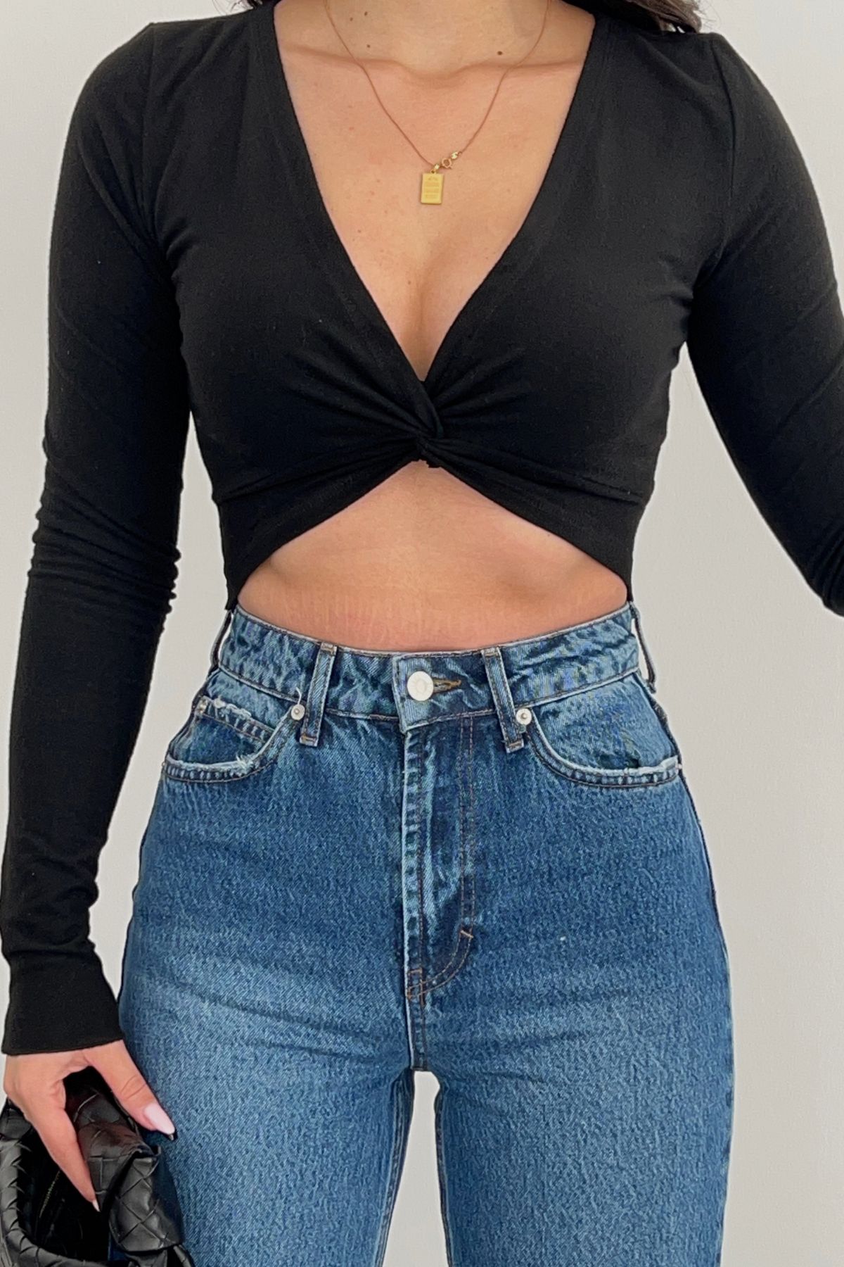 PREMİUM EKSTRA YÜKSEK BEL MİD BLUE YIKAMALI JEAN