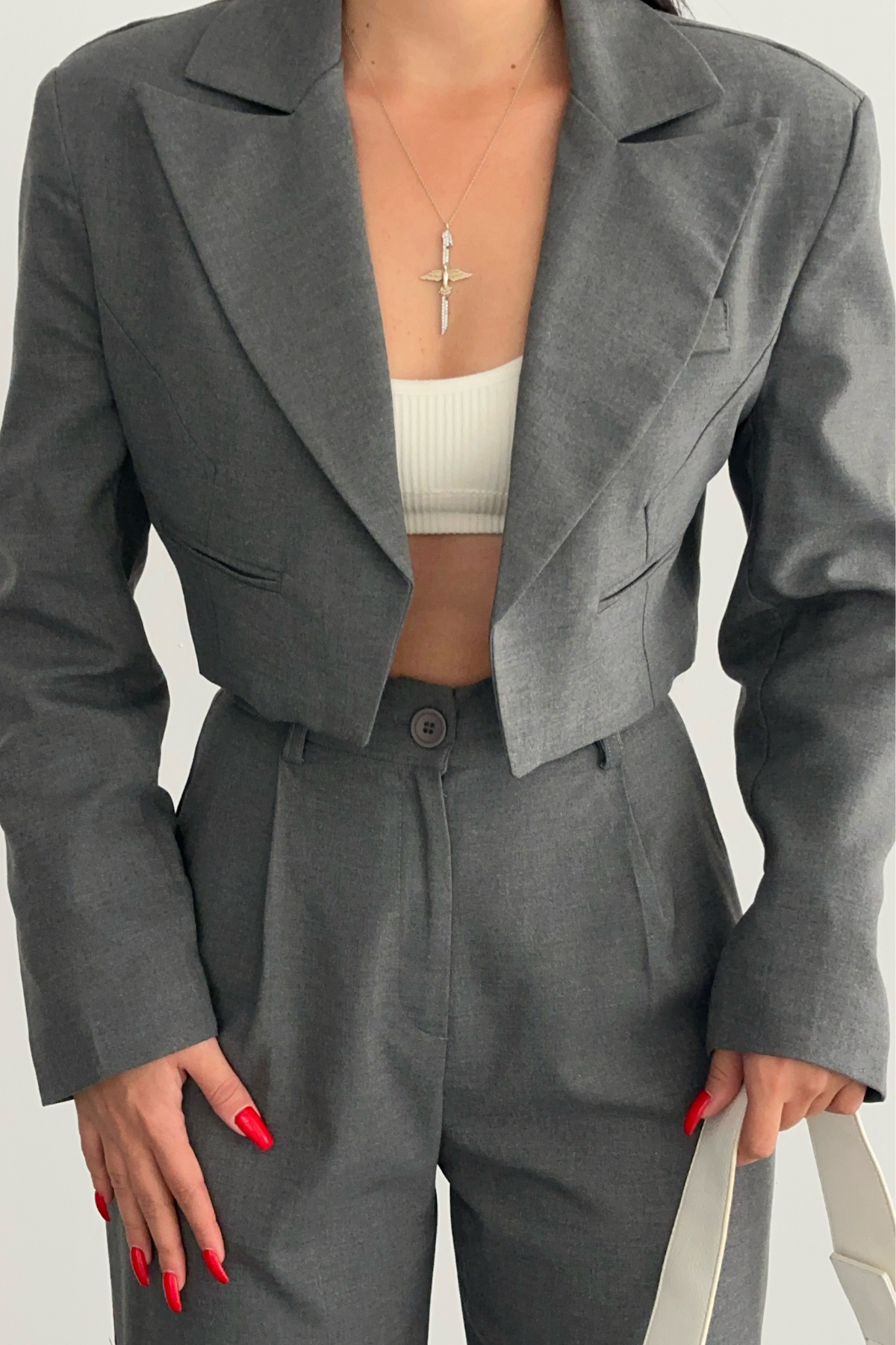 PREMİUM GRİ CEKET TAKIM