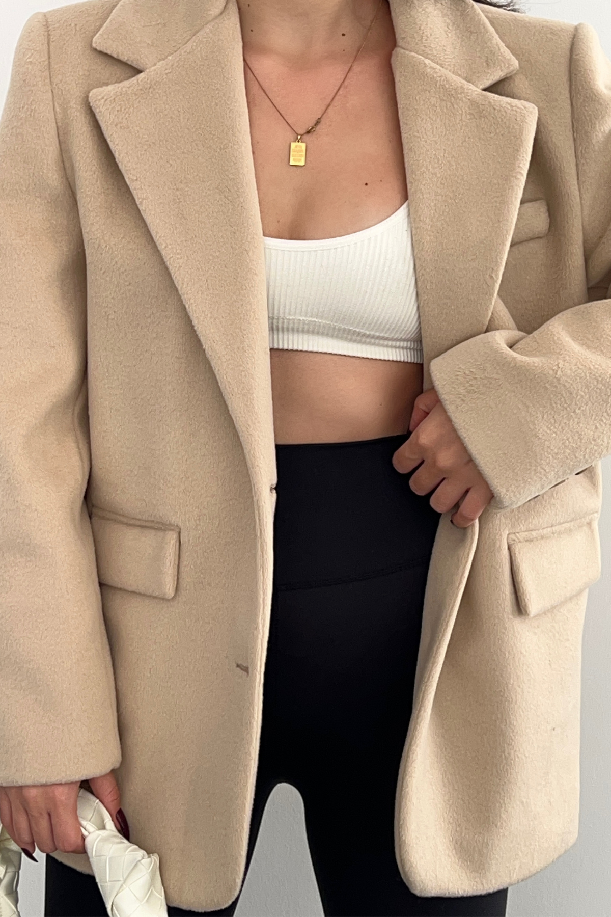 PREMİUM KREM YÜN BLAZER