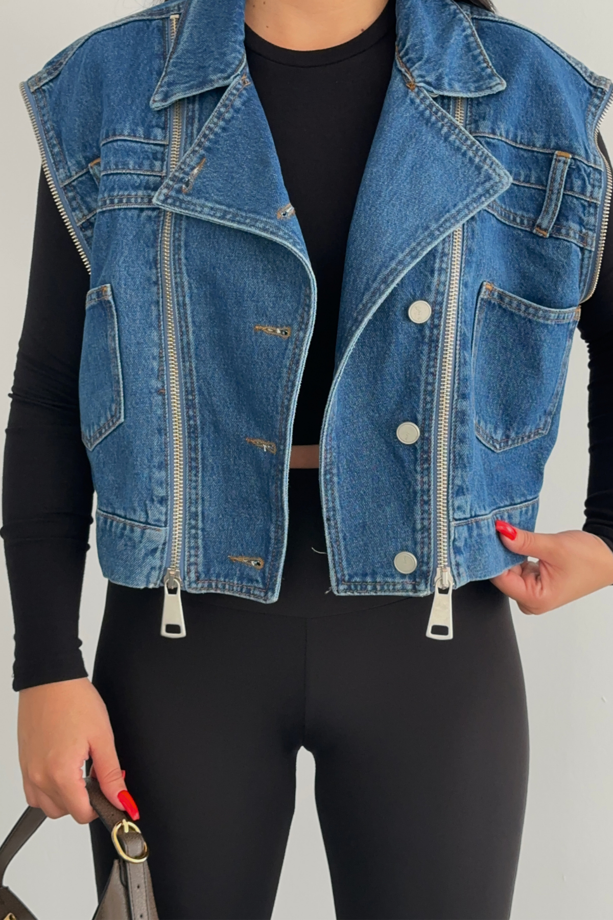 PREMİUM LUX KALİTE KOT YELEK