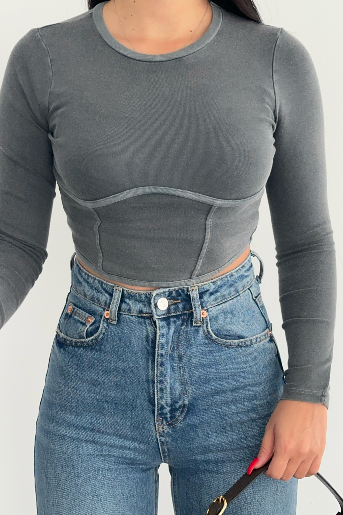 PREMİUM MİD BLUE STRAİGHT JEAN 