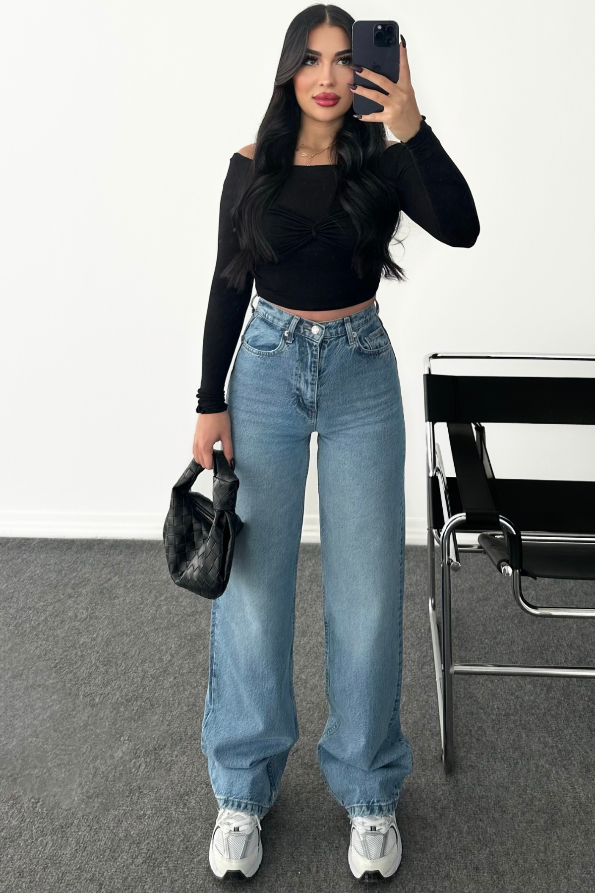 PREMİUM MİD BLUE WİDE LEG KERRY