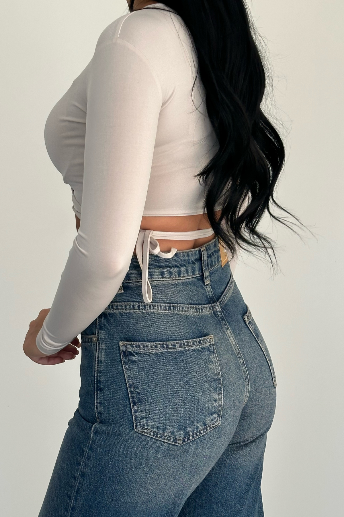 PREMİUM TİNTLİ WİDE LEG LAZER PAÇA JEAN