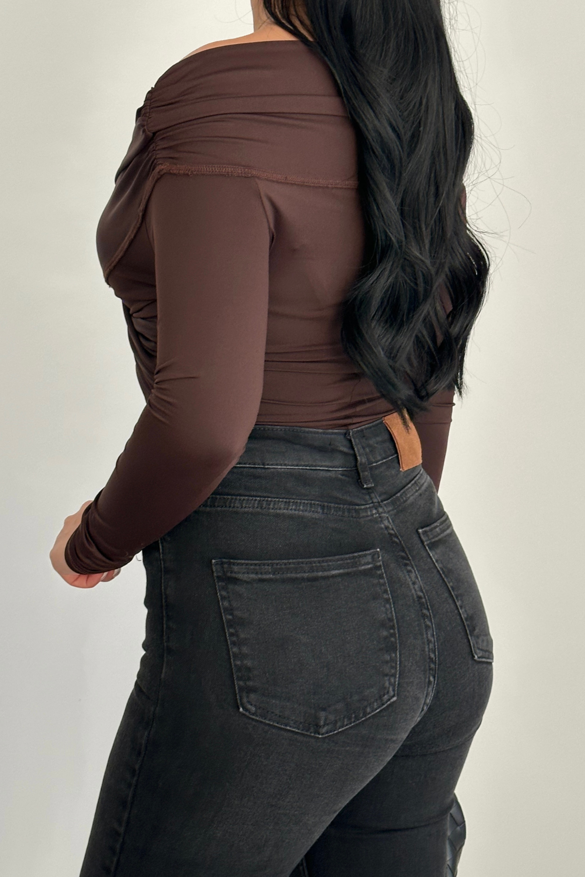 PREMİUM YIKAMALI SİYAH RENK FLARE JEAN