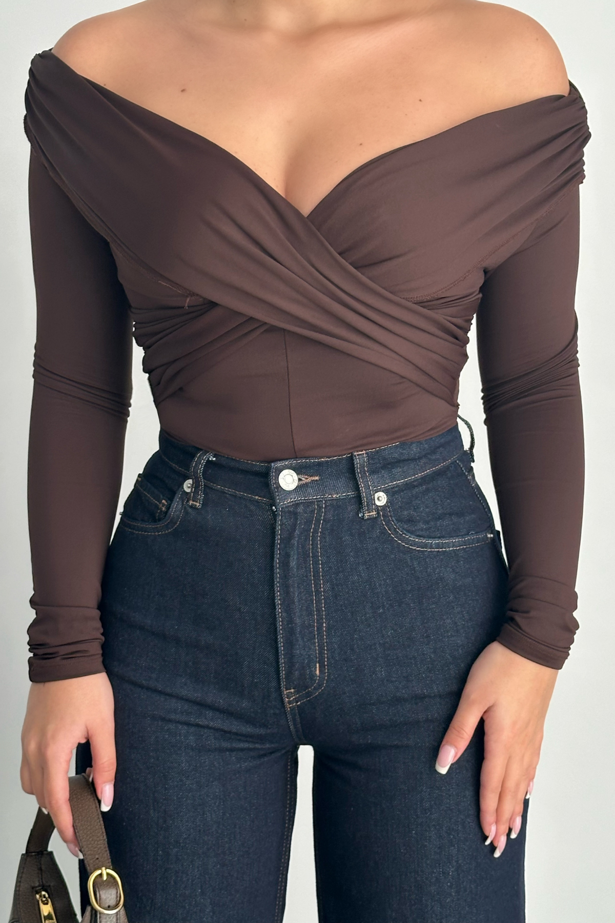 PREMİUM YÜKSEK BEL DARK BLUE WİDE LEG ELSY JEAN