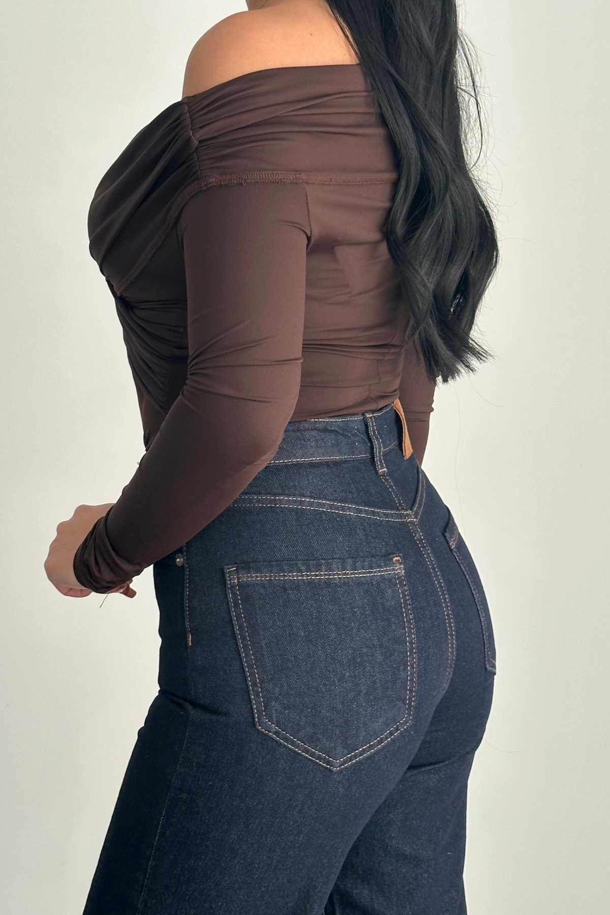 PREMİUM YÜKSEK BEL DARK BLUE WİDE LEG ELSY JEAN