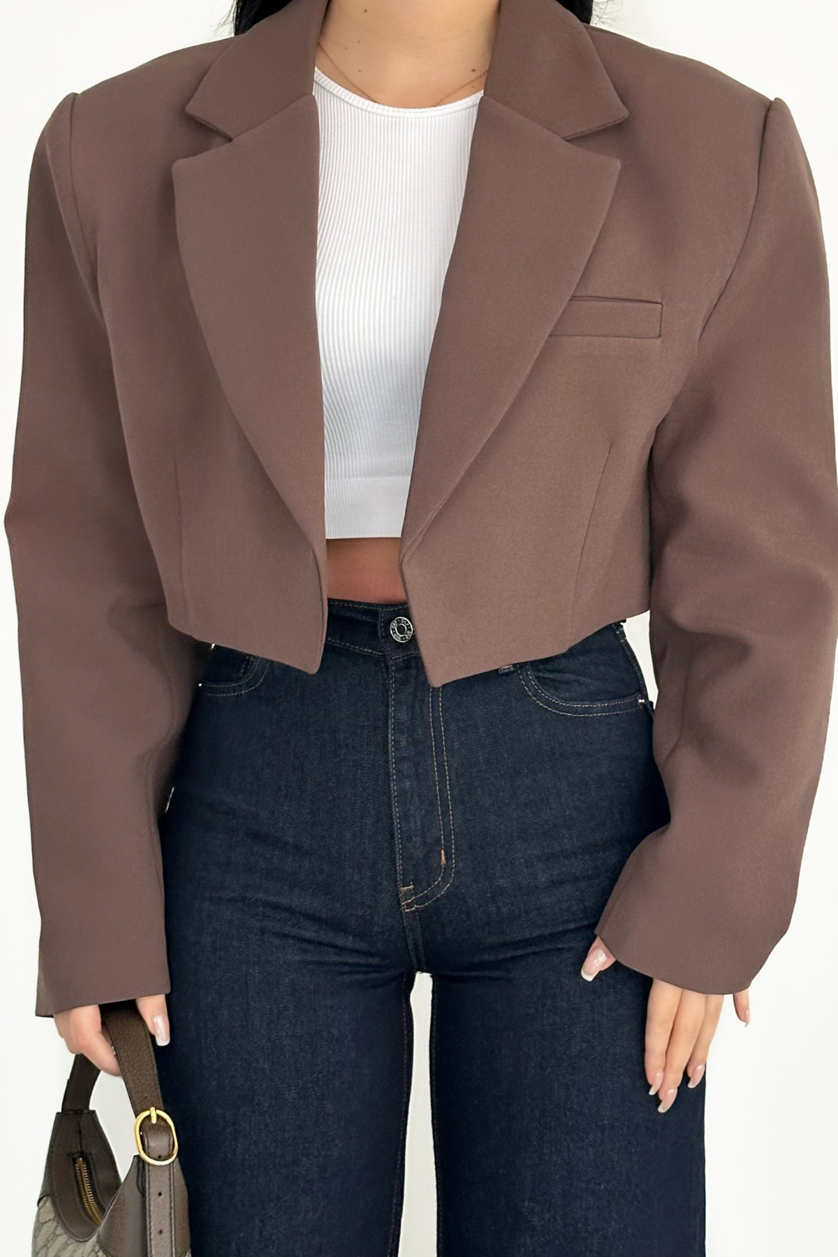 PREMİUM YÜKSEK BEL DARK BLUE WİDE LEG ELSY JEAN