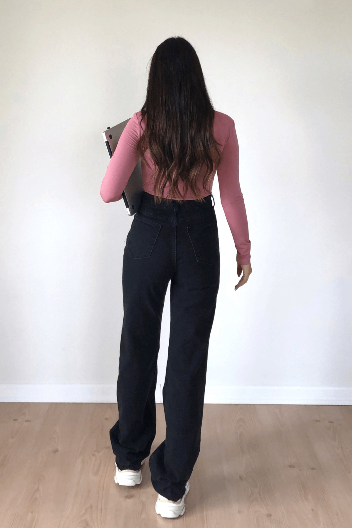  FÜME WİDE LEG JEANS 