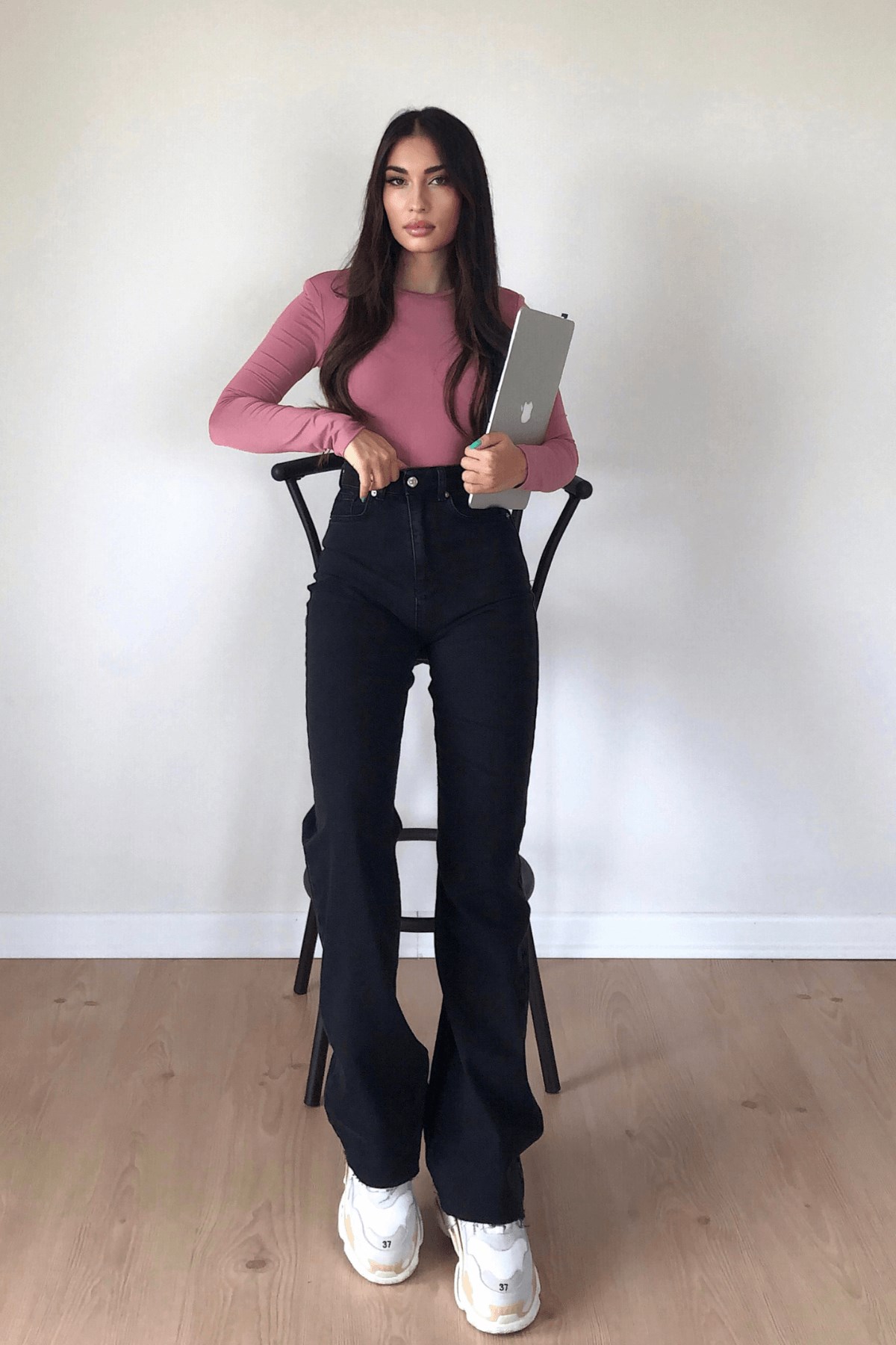  FÜME WİDE LEG JEANS 