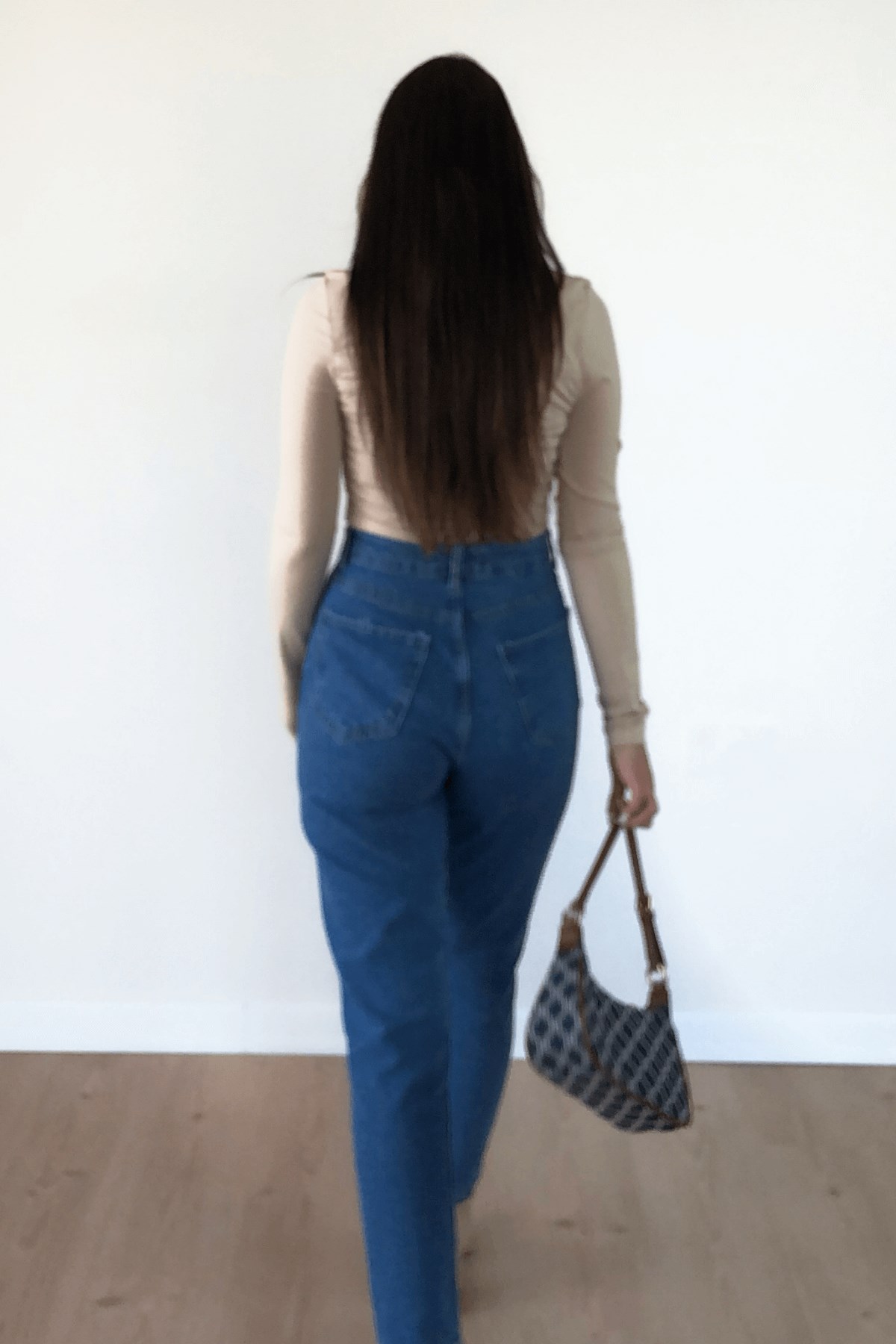 KOYU MAVİ MOM JEAN