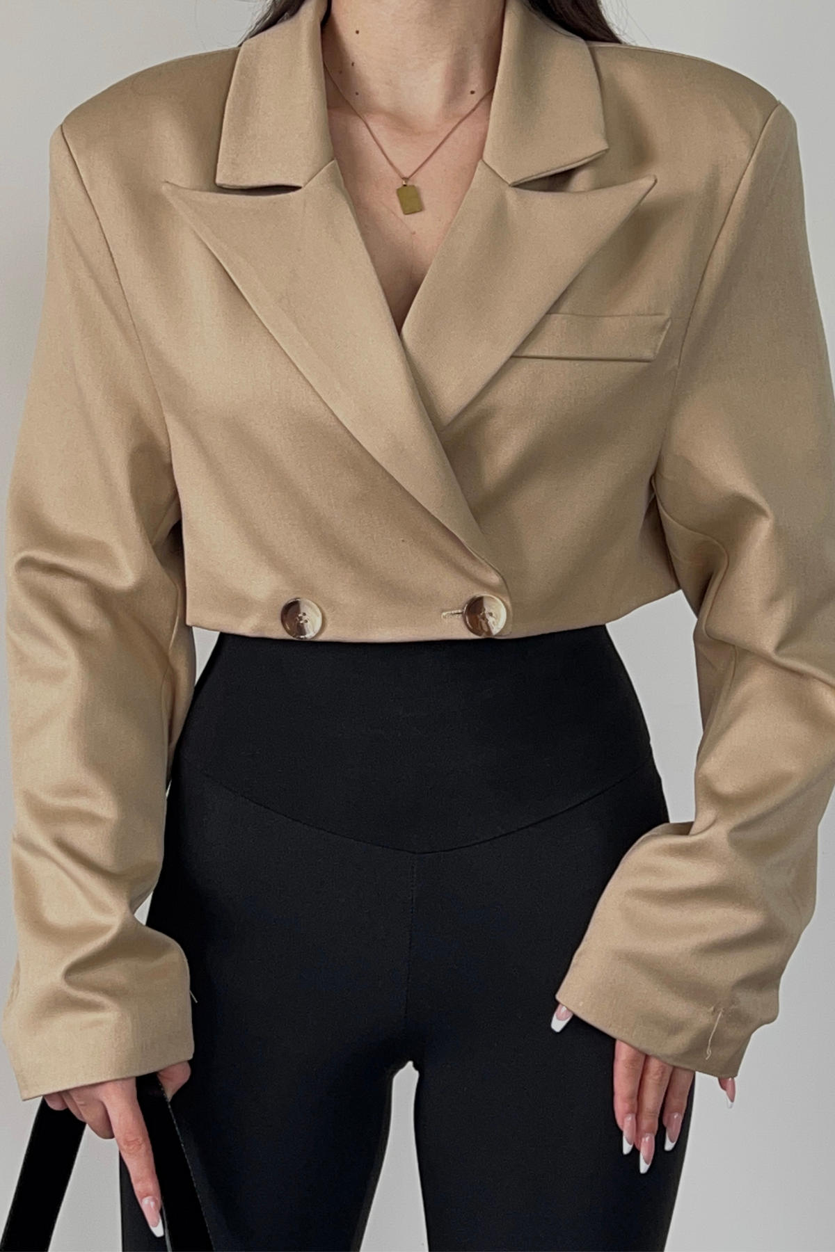 VATKALI CROP BLAZER CEKET
