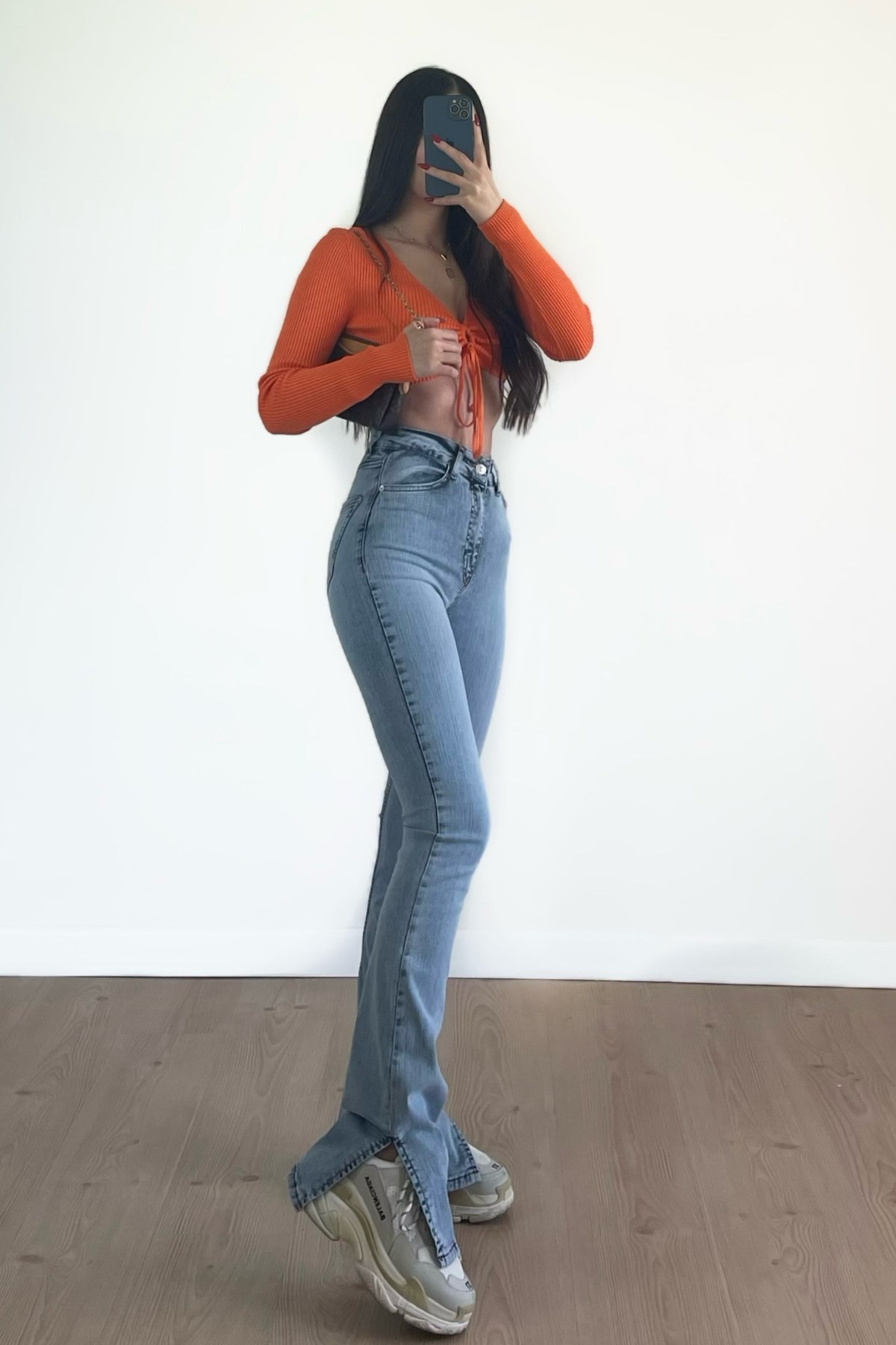 YIRTMAÇLI AÇIK RENK JEANS