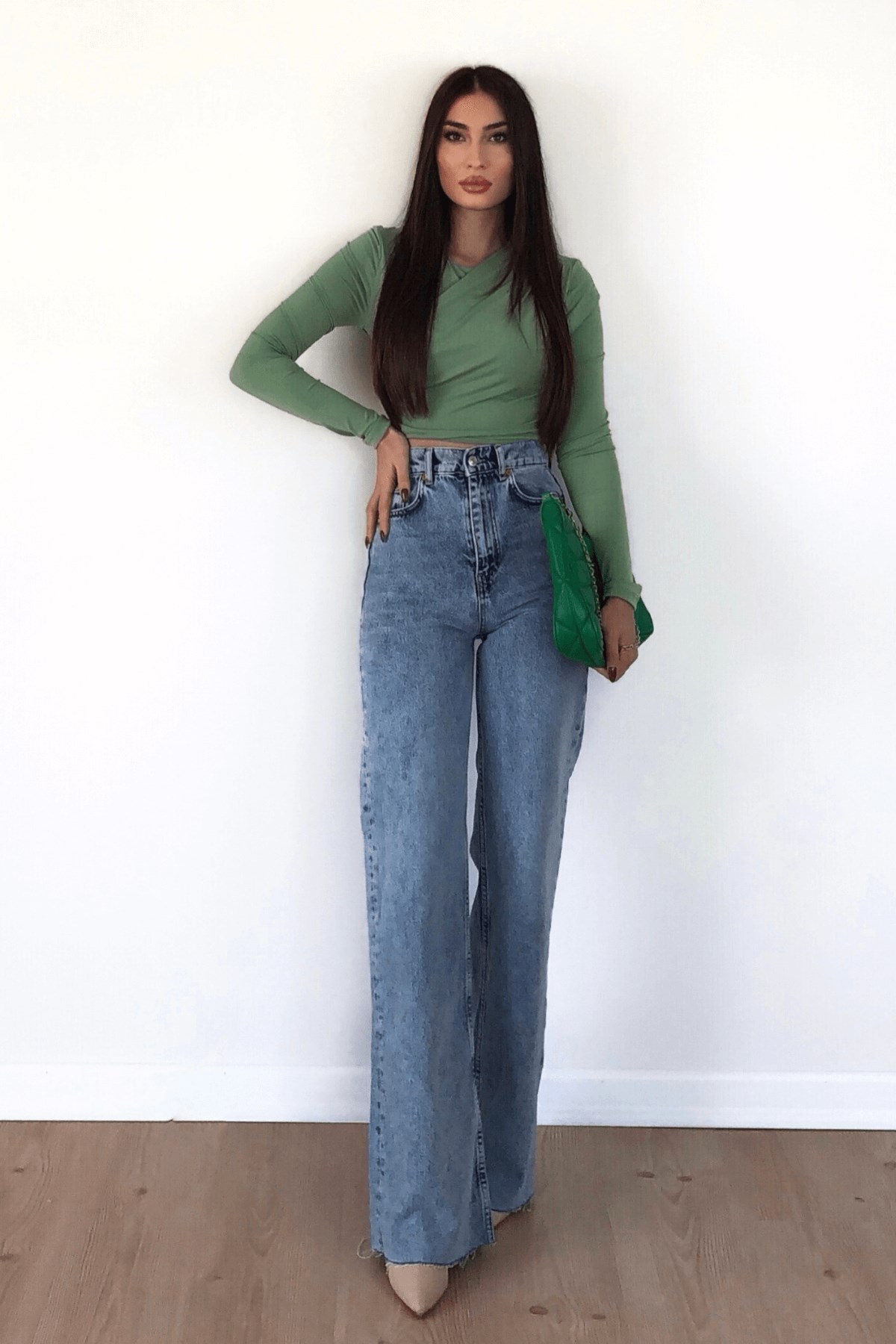 WİDE LEG YÜKSEK BEL JEAN