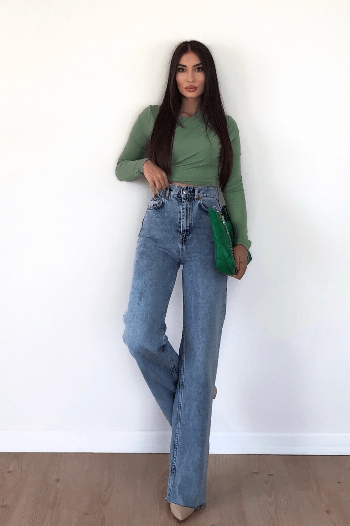  WİDE LEG YÜKSEK BEL JEAN