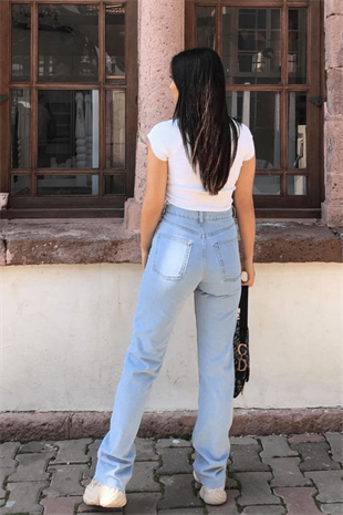 AÇIK MAVİ STRAİGHT JEAN 