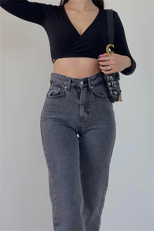 ANTRASİT STRAİGHT JEANS