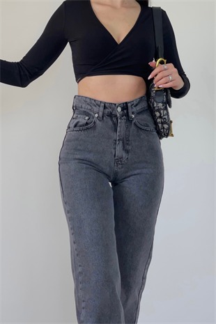 ANTRASİT STRAİGHT JEANS