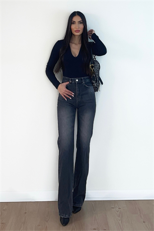 ANTRASİT YIKAMALI JEAN