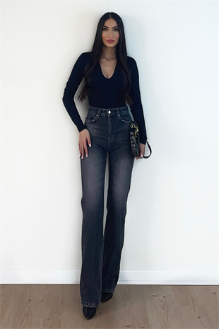 ANTRASİT YIKAMALI JEAN