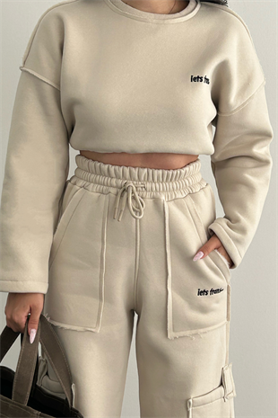 BEJ PREMİUM EŞOFMAN TAKIMI