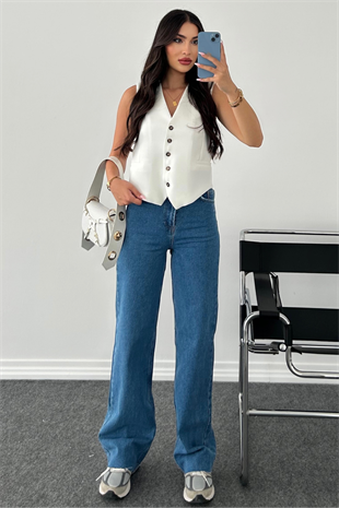 BEYAZ PREMİUM YELEK