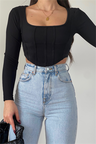 BUZ MAVİ RENK WİDE LEG JEAN