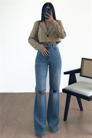 DİZİ YIRTIK JEANs