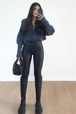 FERMUARLI TRİKO HIRKA