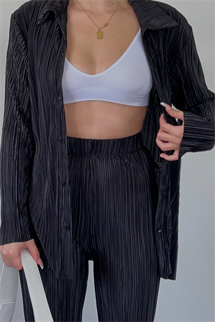 SİYAH PİLİSELİ TAKIM