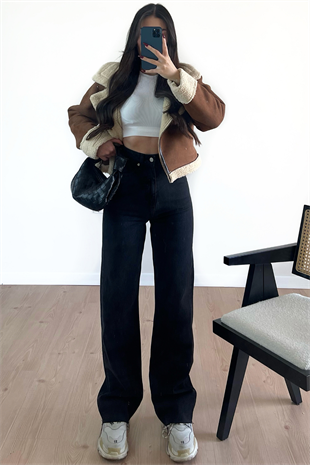 FÜME WİDE LEG JEAN