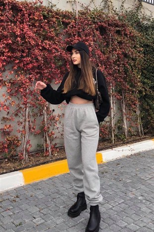 GRİ RENK EŞOFMAN ALTI 