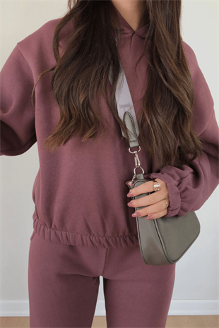 KAHVE KAPÜŞONLU TAKIM