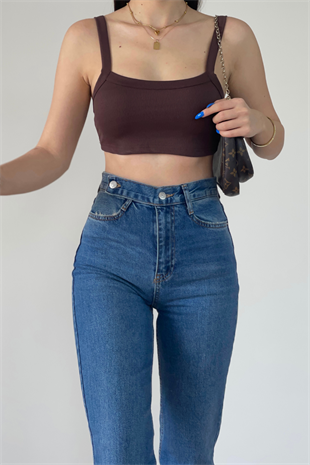 KAHVERENGİ FİTİLLİ CROP